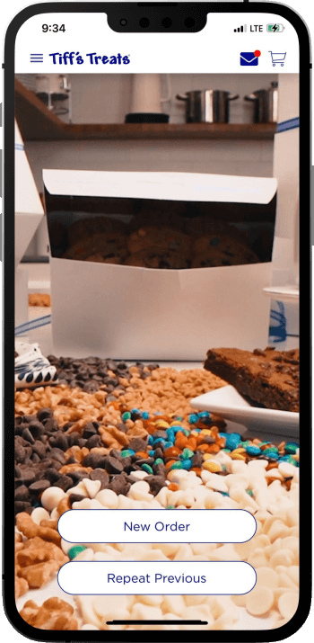 Tiff's Treats Cookies Store and Delivery Car